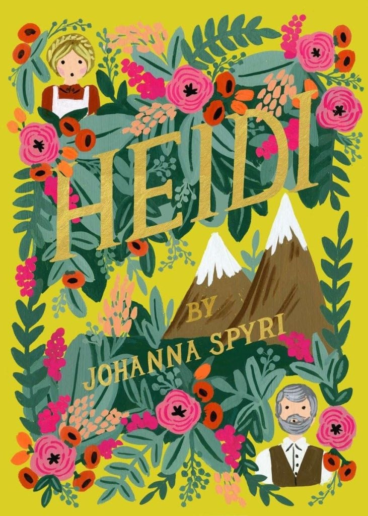 book cover of Heidi by Johanna Spyri