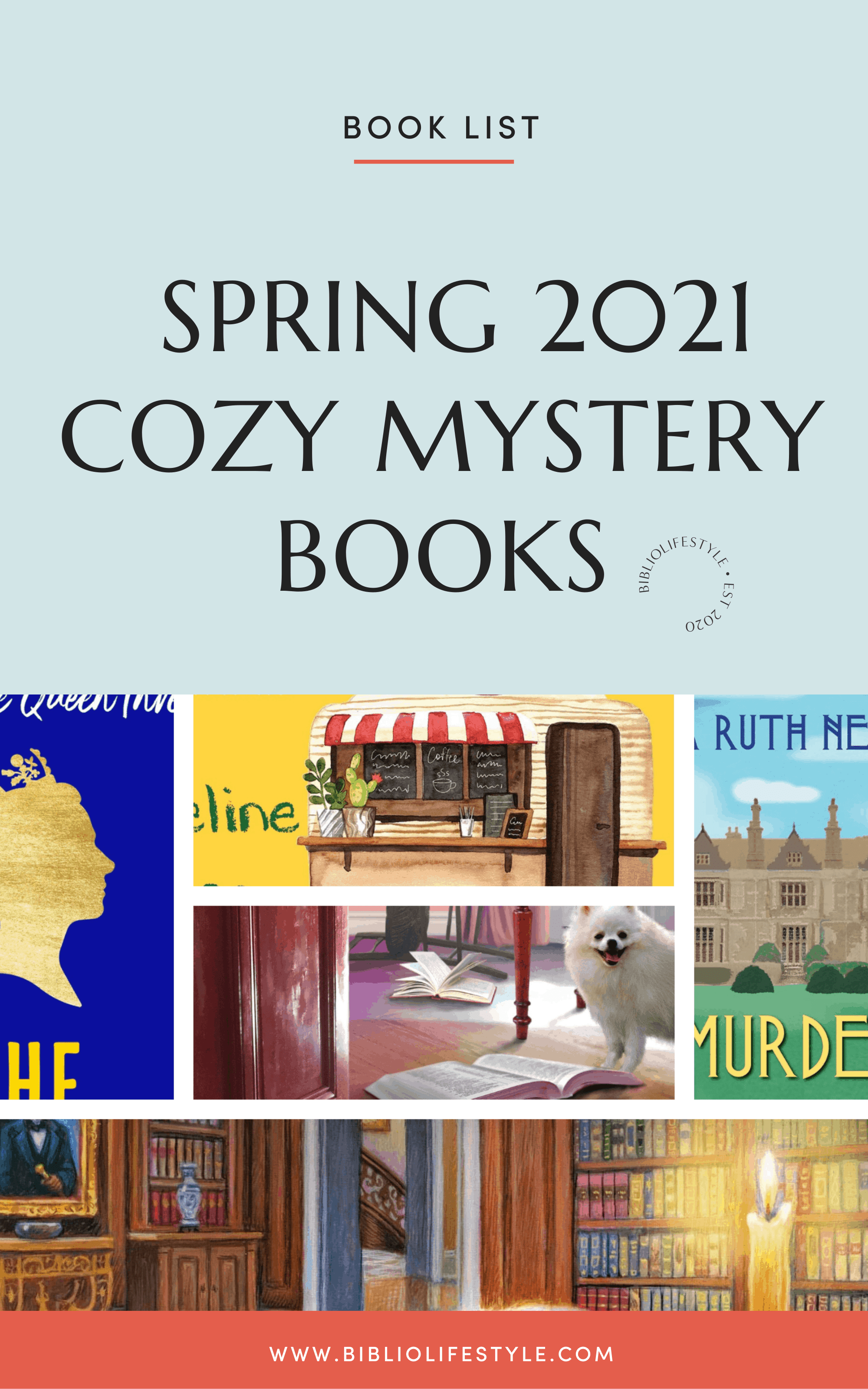 Book List - Cozy Mysteries Books of Spring 2021