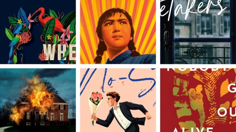 Collage of book covers on The 2022 Spring Reading Guide Minimalist Reads List