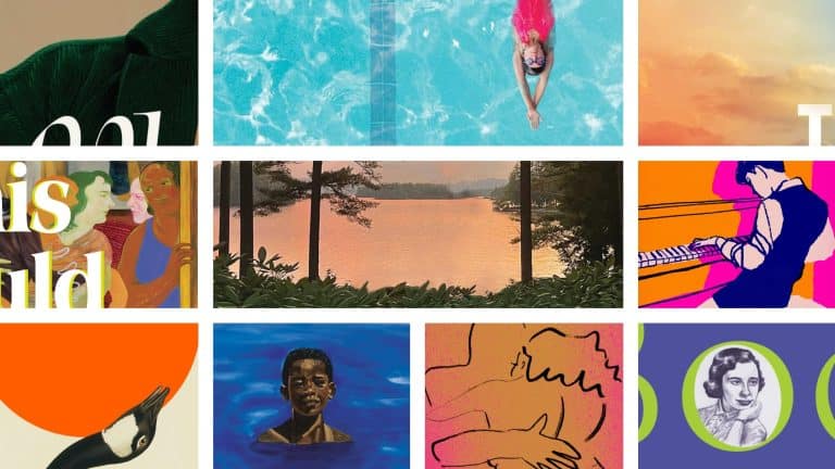 Collage of all the. book covers from my list of The 10 Best Fiction Books of 2022