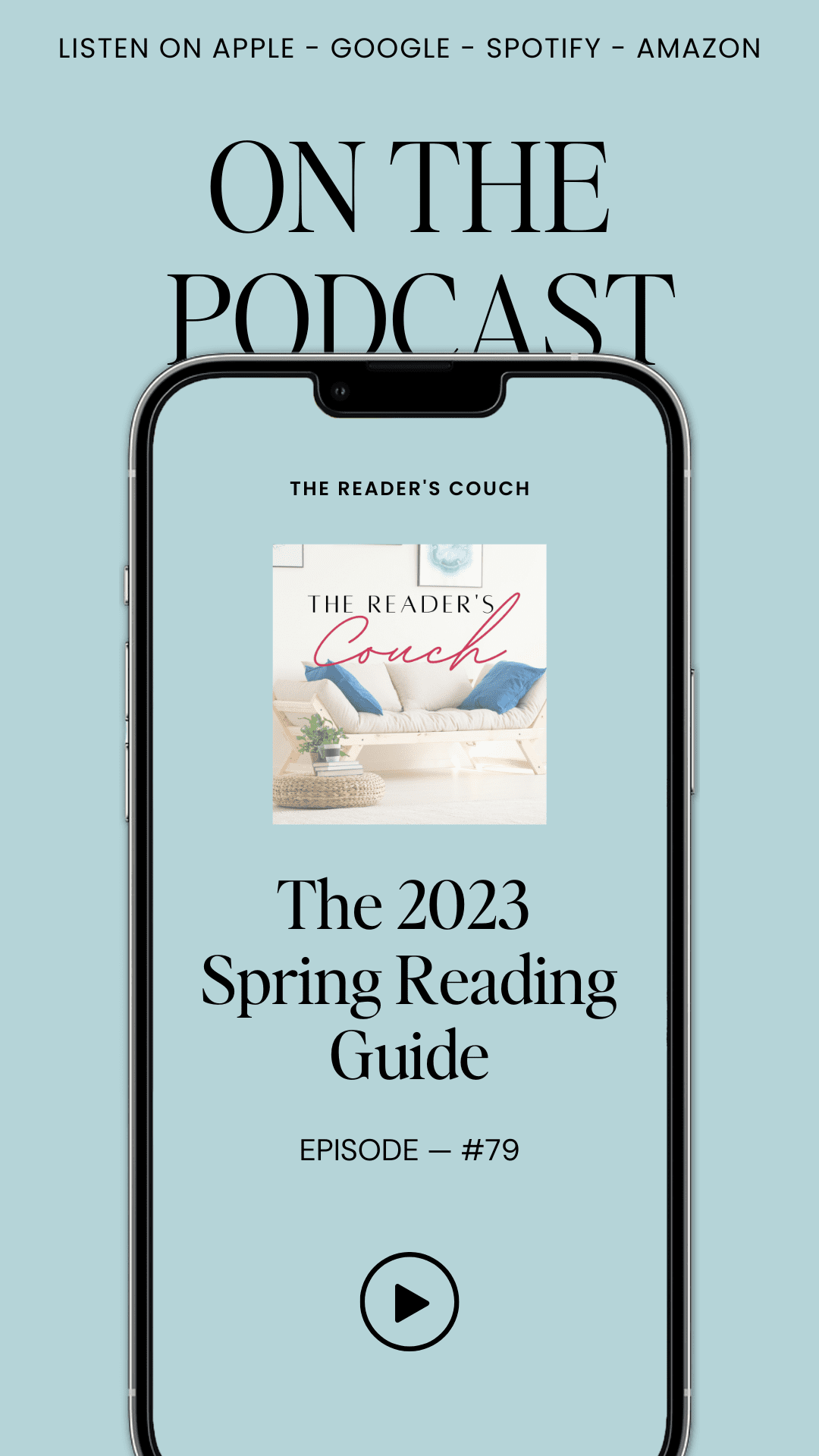 Spring Reading Guide 2023 - The Readers Couch podcast