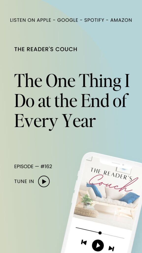 The Reader's Couch podcast - The One Thing I Do at the End of Every Year