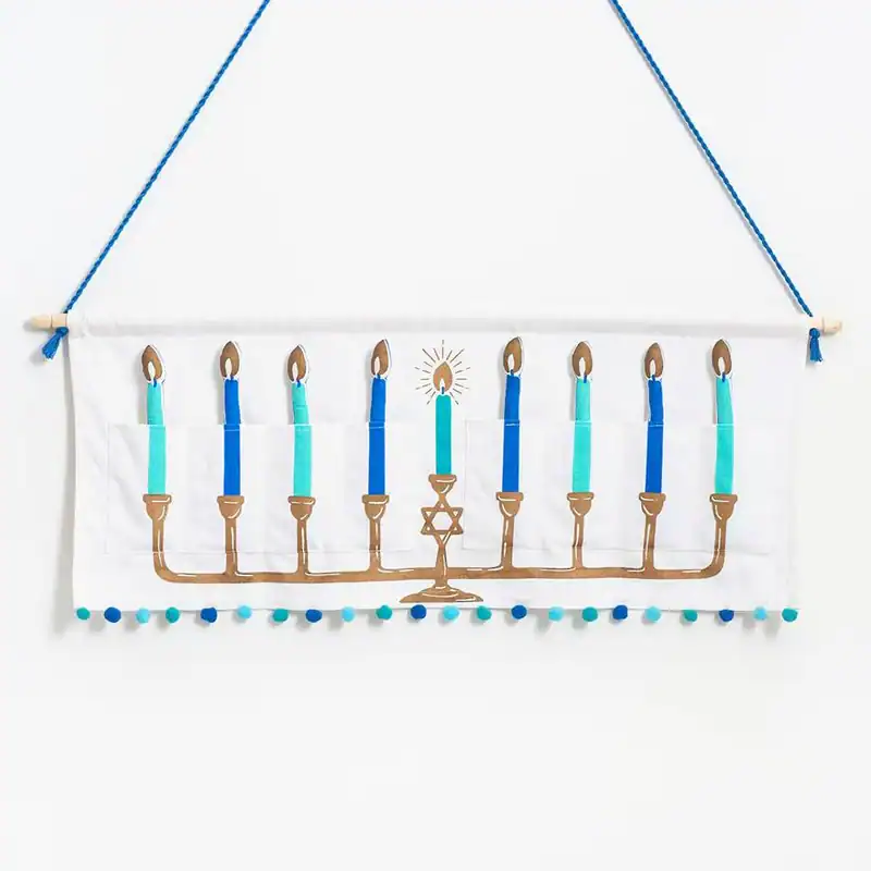 Hanukkah Hanging Menorah