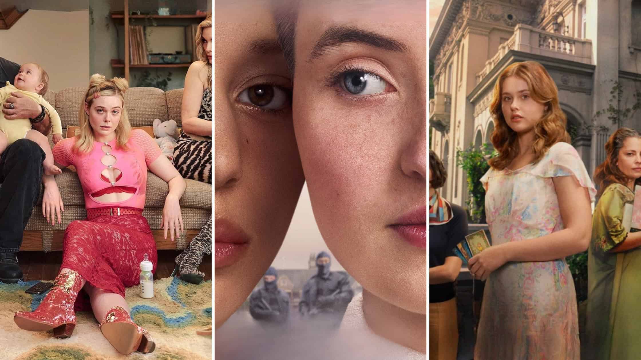 Collage of the movie posters from my list of Book Adaptations April 2026