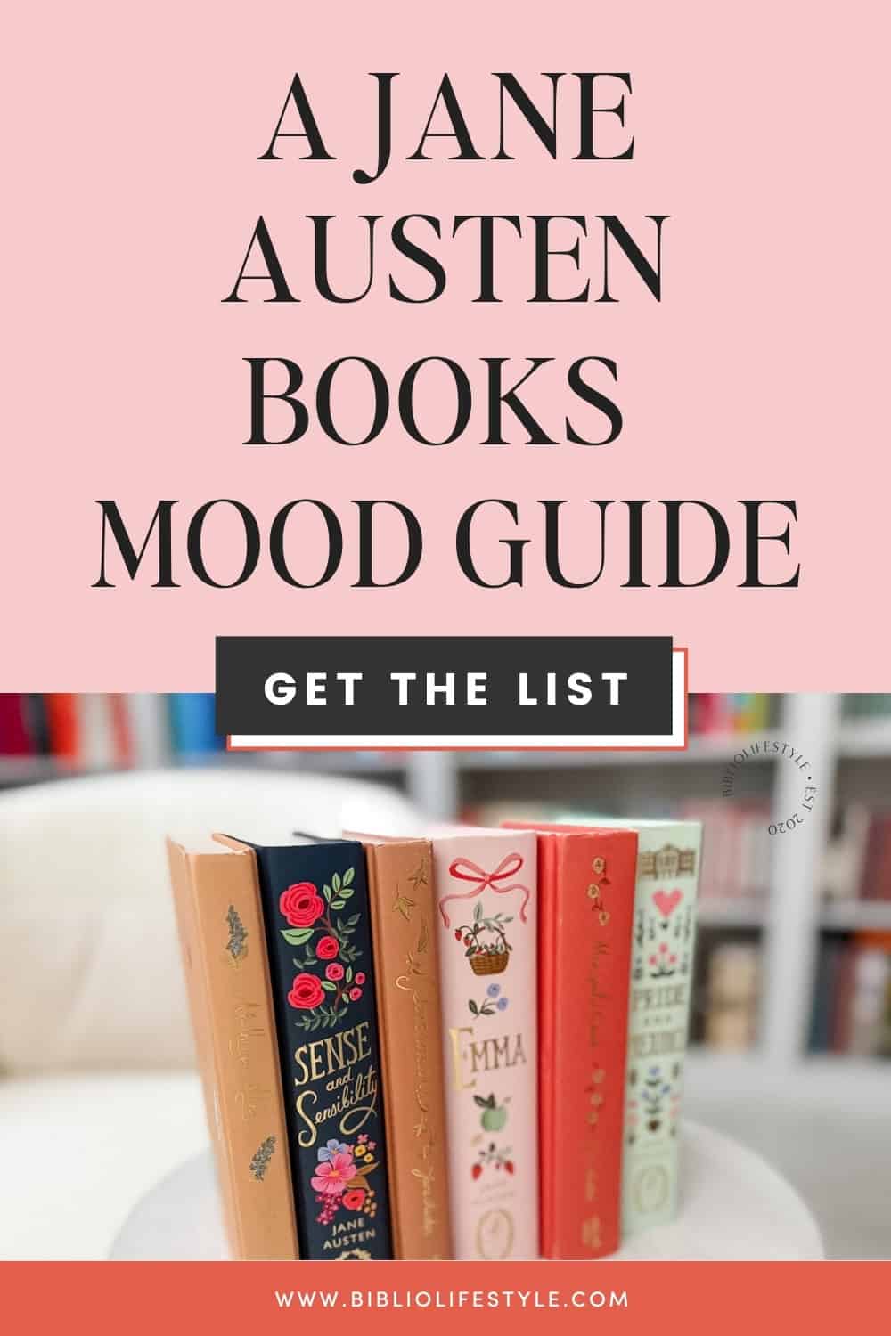 Bookmark the List to Get the Jane Austen Books Mood Guide