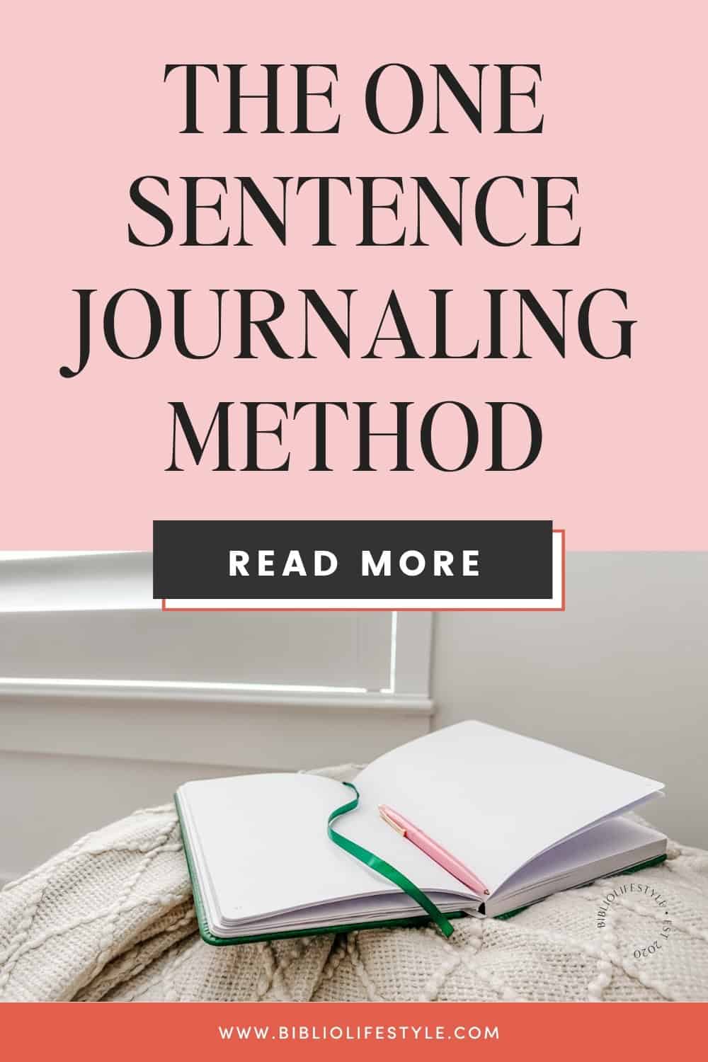 Bookmark to Read More and Learn More About The One Sentence Journaling Method for Overwhelmed People