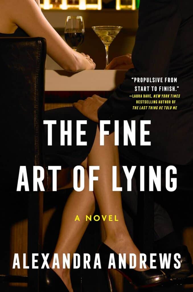 The Fine Art of Lying by Alexandra Andrews book cover