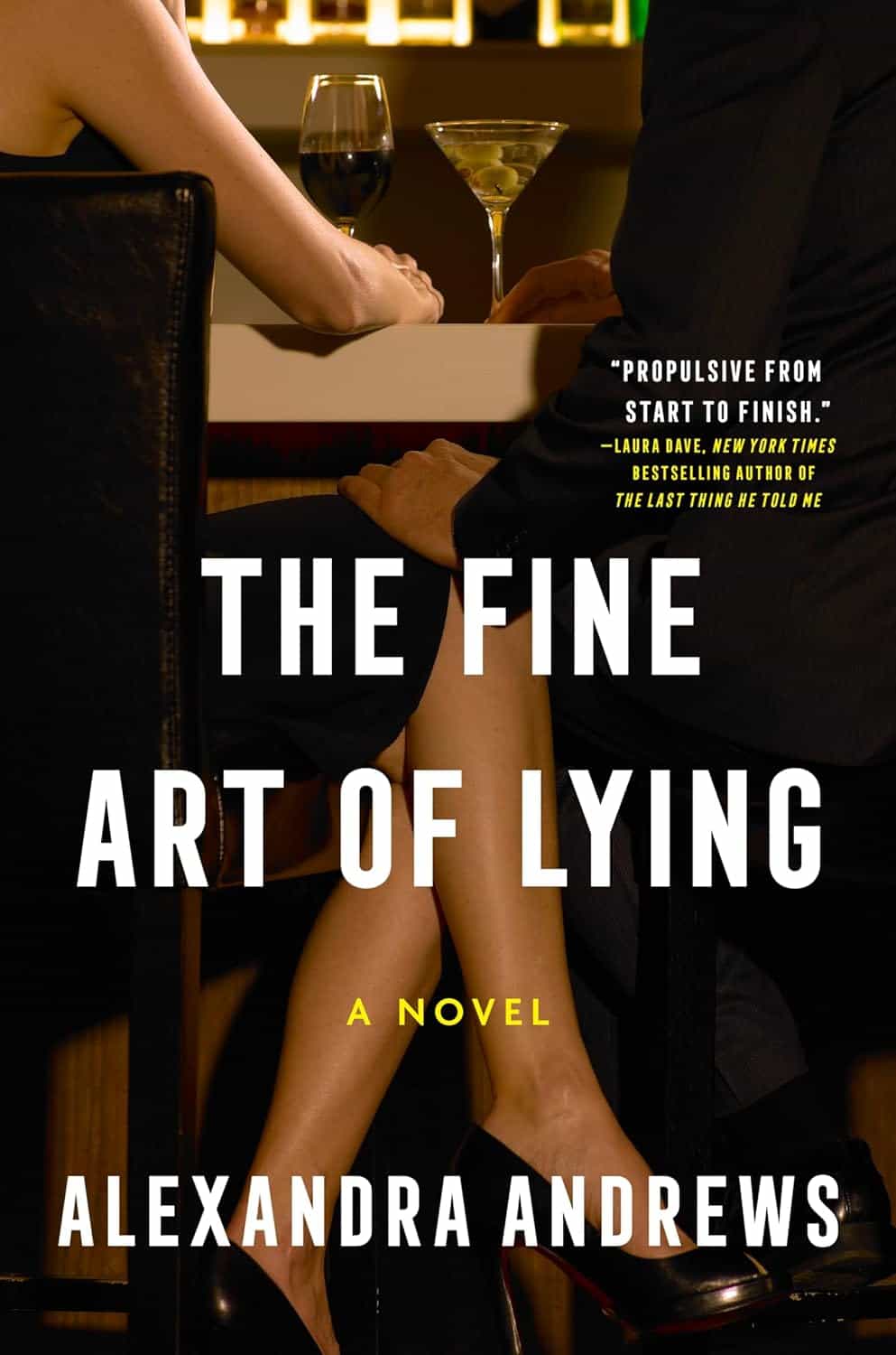 The Fine Art of Lying by Alexandra Andrews book cover