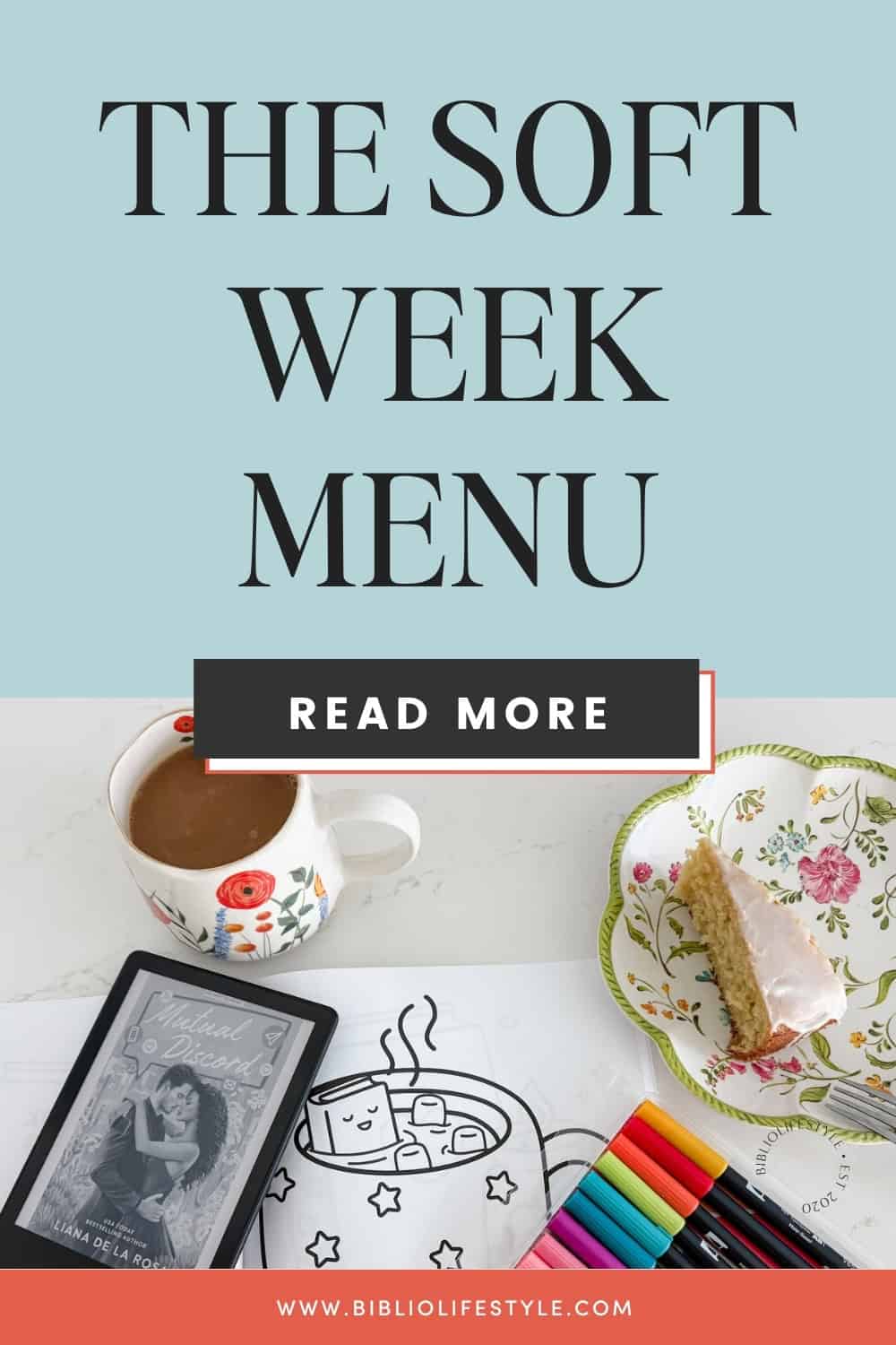 Bookmark to Read More and Learn From The Soft Week Menu for Cozy Hobbies and Reading Joy