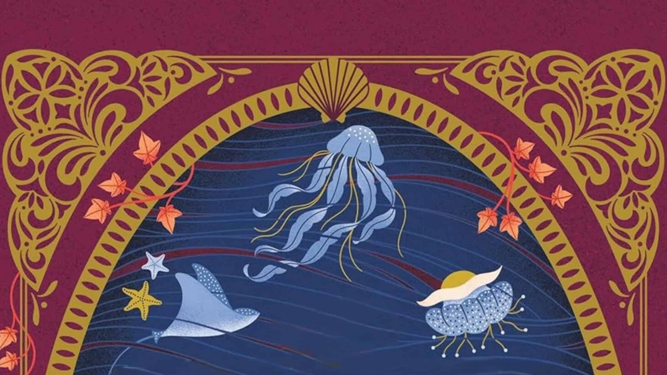 A book cover from my All the Feels Reading Bundle featuring The Ocean Would Paint Me Blue by Zoulfa Katouh