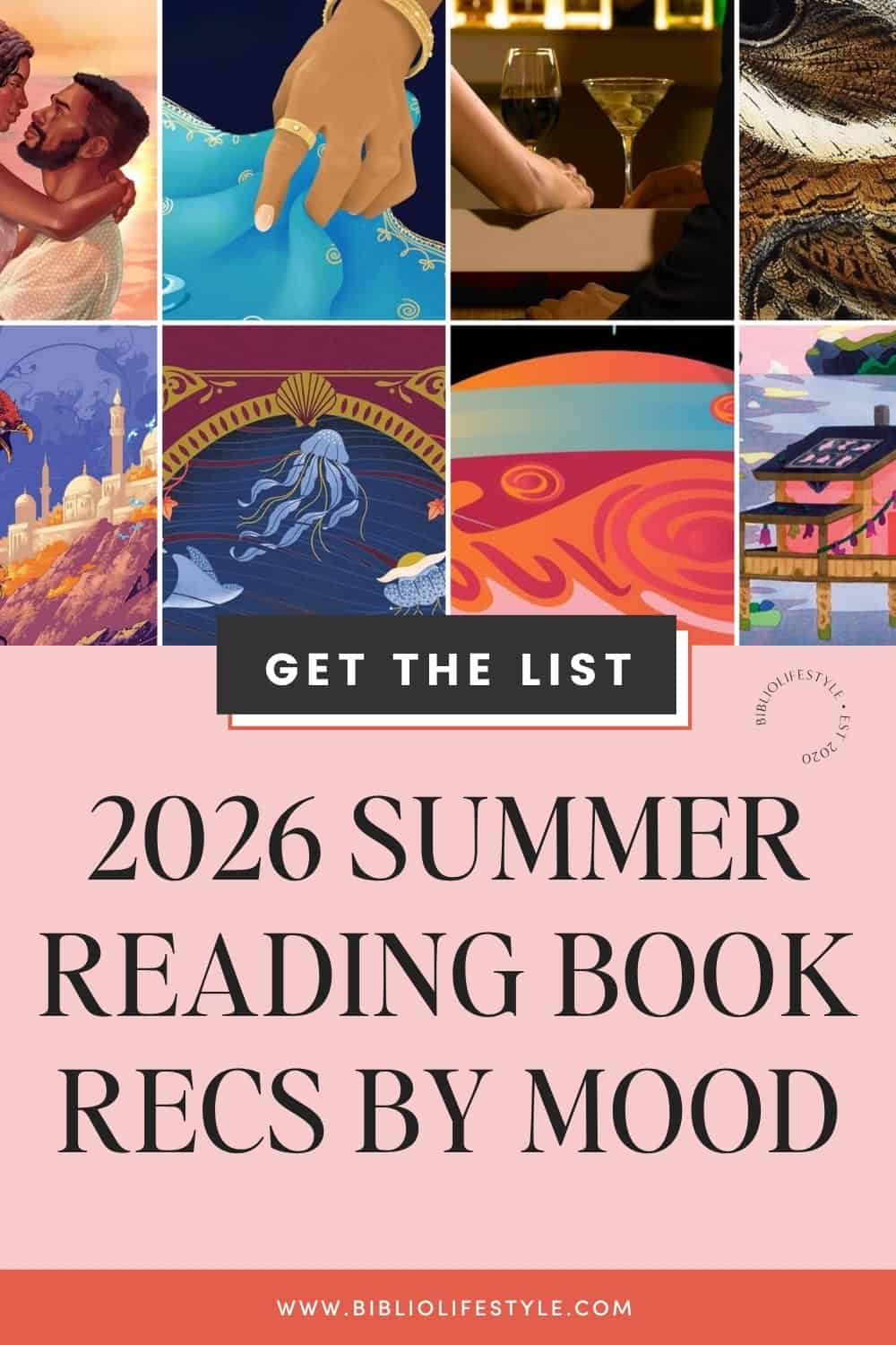 Bookmark to Get The List of 2026 Summer Reading Book Recommendations by Mood