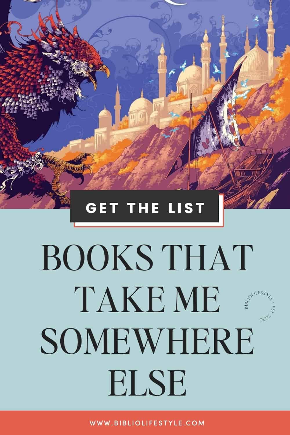 Bookmark to Get The List of Books That Take Me Somewhere Else