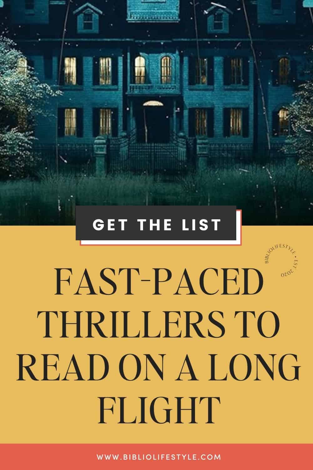 Bookmark to Get The List of Fast-Paced Thrillers to Read on a Long Flight