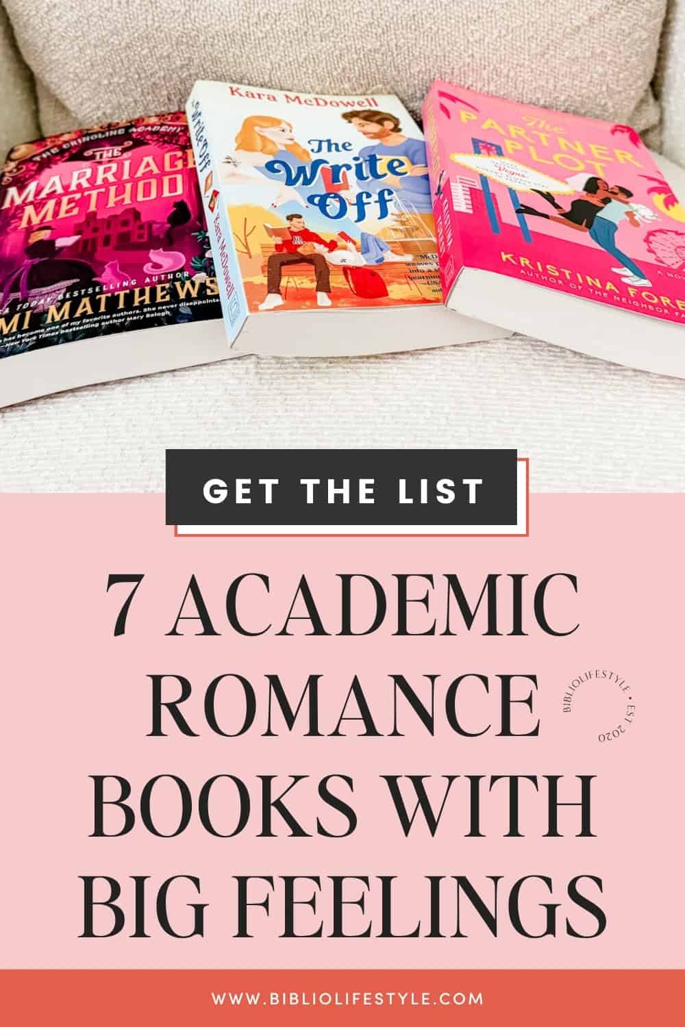 Bookmark to Get The List of 7 Academic Romance Books With Big Feelings
