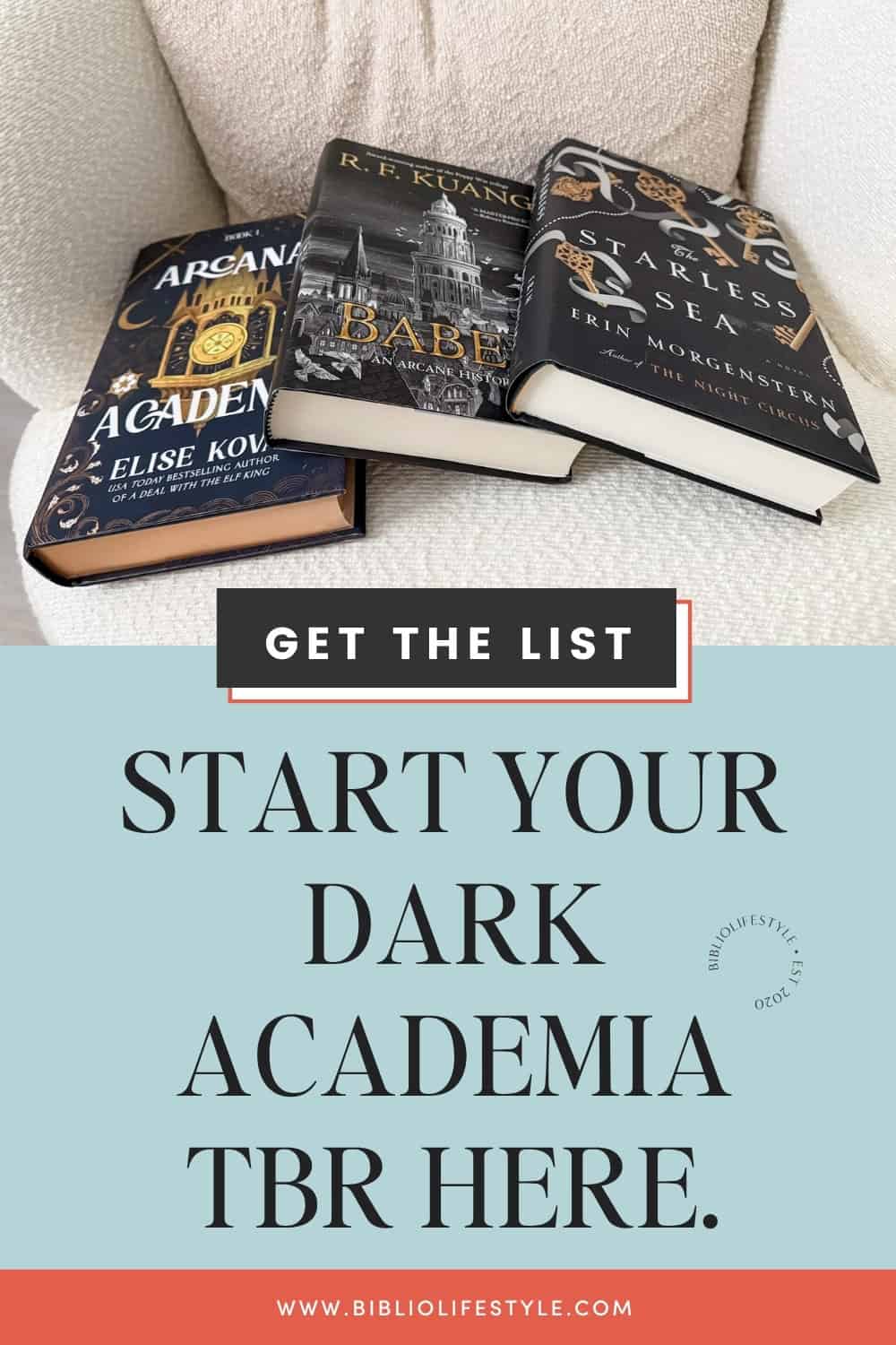 Bookmark to Get The List of Dark academia fantasy books for adults