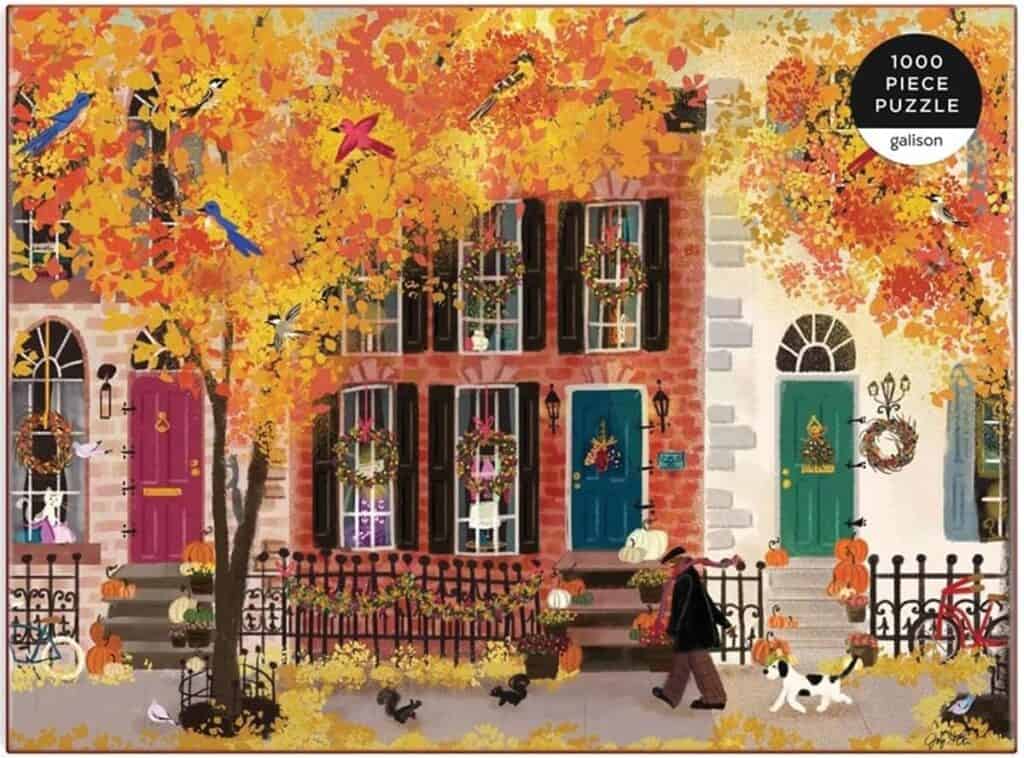 Autumn in the Neighborhood 1000 Piece Puzzle