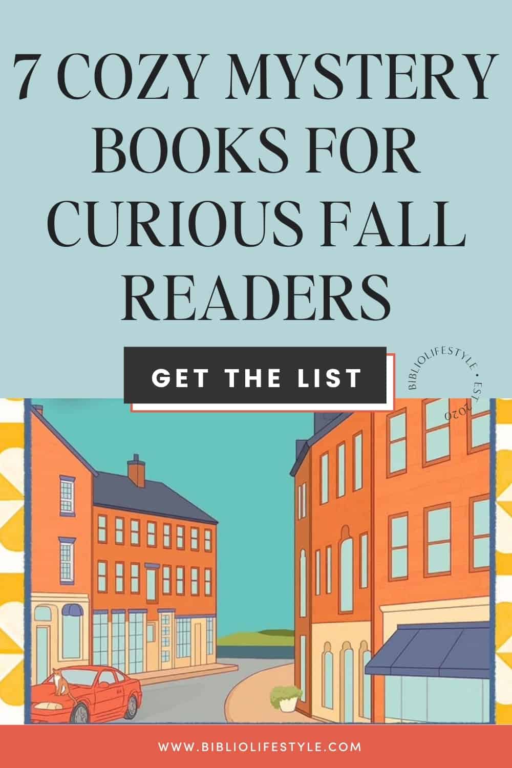 Bookmark The List of 7 Cozy Mystery Books for Curious Fall Readers