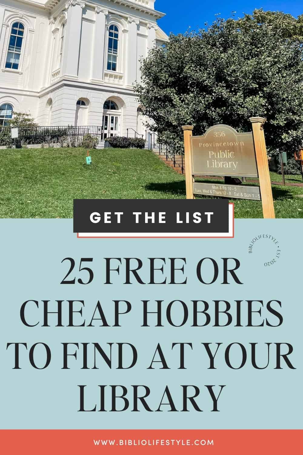 Bookmark to Get the List of 25 Free or Cheap Hobbies to Find at Your Library