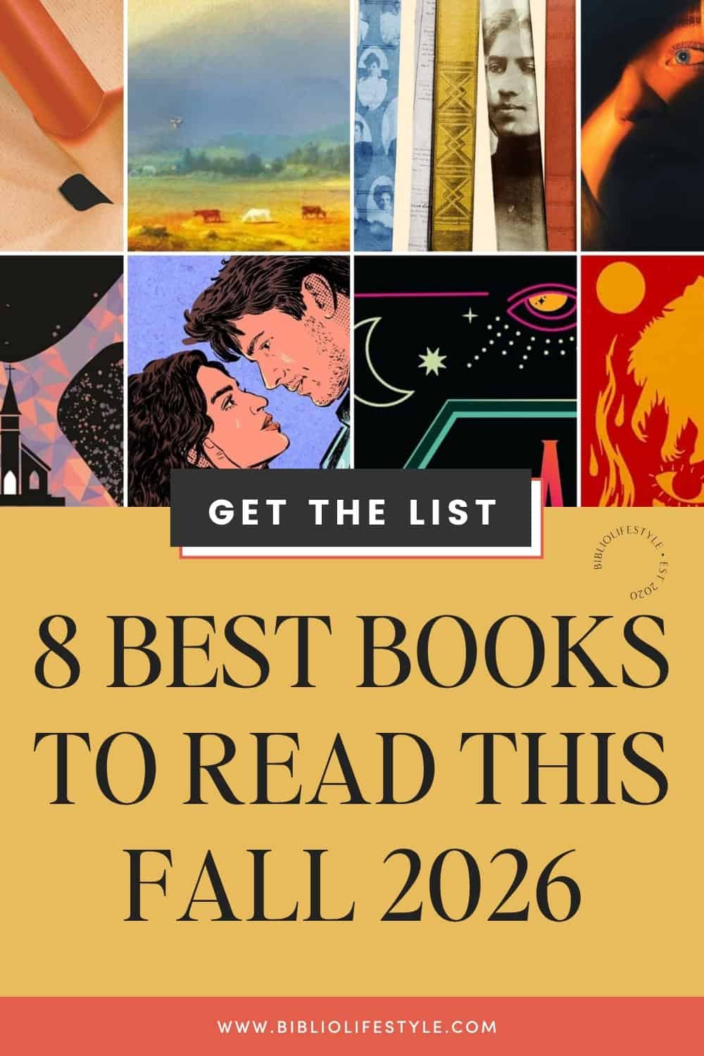 Bookmark to get the list of 8 Best Books to Read This Fall 2026