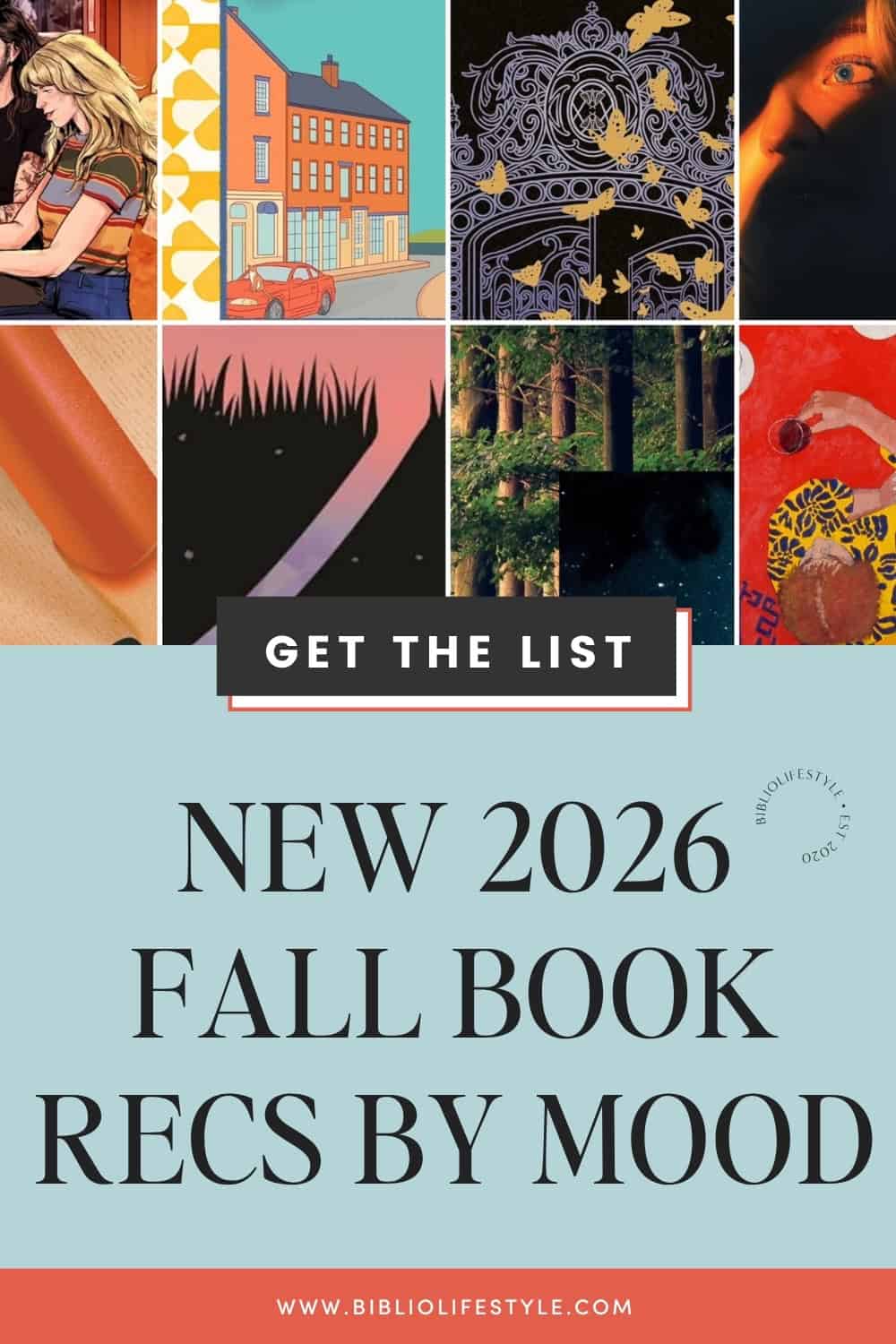 Bookmark to get the list of new 2026 fall book recs by mood