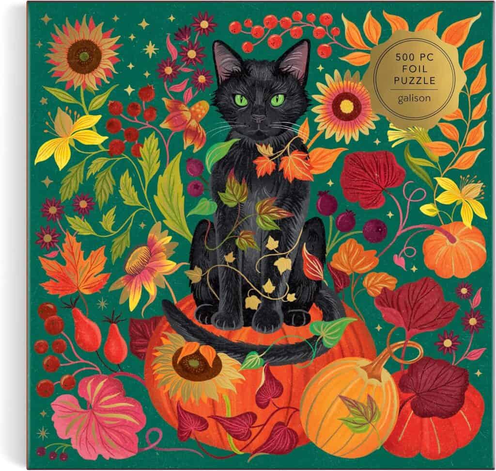 Whiskers of Autumn 500 Piece Foil Puzzle