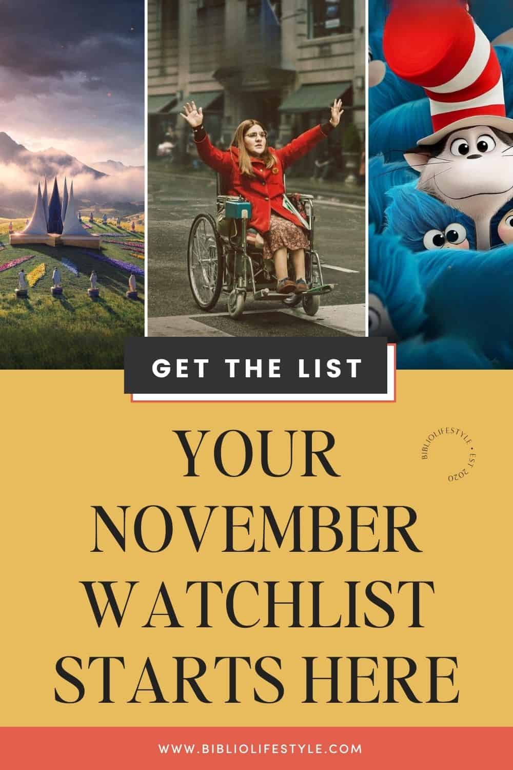 Bookmark to Get The List of Your November Watchlist Starts With These 6 Book Adaptations