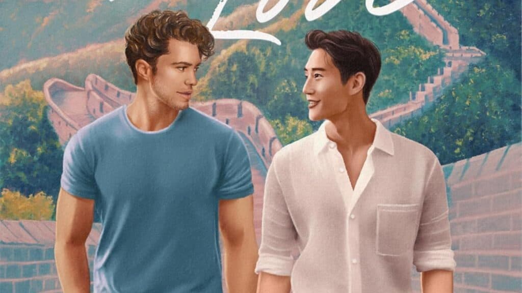 The Turning Leaves, Turning Lives Reading Mood reading bundle graphic with one fall book cover spotlighted From Beijing, With Love by Bei Lin
